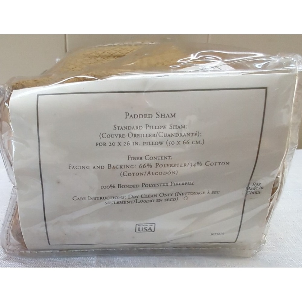 Martex Royal Legacy Padded Sham Target‎ Standard for 20"×26" Pillow NOS - Picture 4 of 4